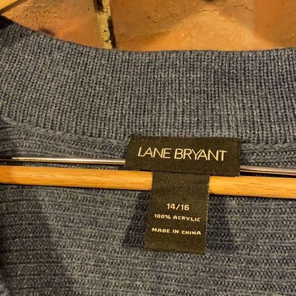 EUC Sz 14/16 Lane Bryant blue sweater - Picture 2 of 3